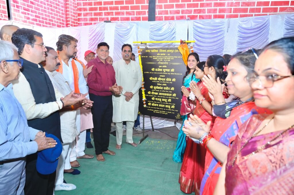 गर्मी–बरसात से राहत की सौगात, शिक्षा को मिला नया संबल: तिलक नगर शासकीय स्कूल में 25 लाख का आधुनिक शेड लोकार्पित