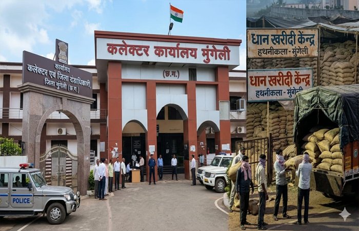 धान के सुनहरे दानों पर भ्रष्टाचार की कालिख, लगभग 10 करोड़ के घोटाले की आशंका से हड़कंप, कलेक्टर ने कहा दोषी कोई भी हो बख्शा नहीं जाएगा धान के सुनहरे दानों पर भ्रष्टाचार की कालिख, लगभग 10 करोड़ के घोटाले की आशंका से हड़कंप, कलेक्टर ने कहा दोषी कोई भी हो बख्शा नहीं जाएगा