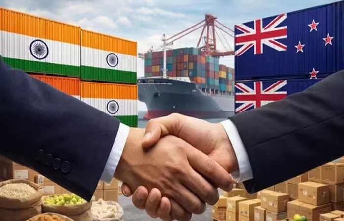 भारत-न्यूजीलैंड FTA पर लगी मुहर: 20 अरब डॉलर निवेश का दरवाज़ा खुला, 5000 भारतीयों के लिए वर्किंग वीजा का सुनहरा मौका भारत-न्यूजीलैंड FTA पर लगी मुहर: 20 अरब डॉलर निवेश का दरवाज़ा खुला, 5000 भारतीयों के लिए वर्किंग वीजा का सुनहरा मौका