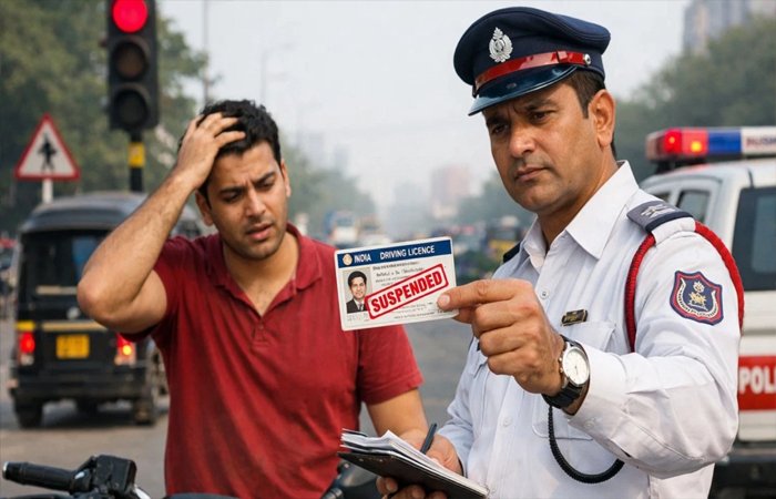 ट्रैफिक नियम तोड़ने पर सस्पेंड होगा ड्राइविंग लाइसेंस, यहाँ लागू हुआ नया नियम- चेक करें डिटेल्स ट्रैफिक नियम तोड़ने पर सस्पेंड होगा ड्राइविंग लाइसेंस, यहाँ लागू हुआ नया नियम- चेक करें डिटेल्स
