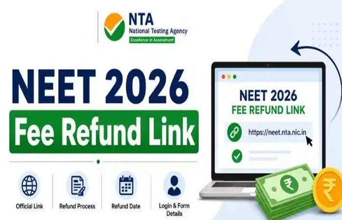 NEET UG 2026 रिफंड प्रक्रिया शुरू, NTA ने बैंक डिटेल अपडेट करने के लिए लिंक किया एक्टिव NEET UG 2026 रिफंड प्रक्रिया शुरू, NTA ने बैंक डिटेल अपडेट करने के लिए लिंक किया एक्टिव