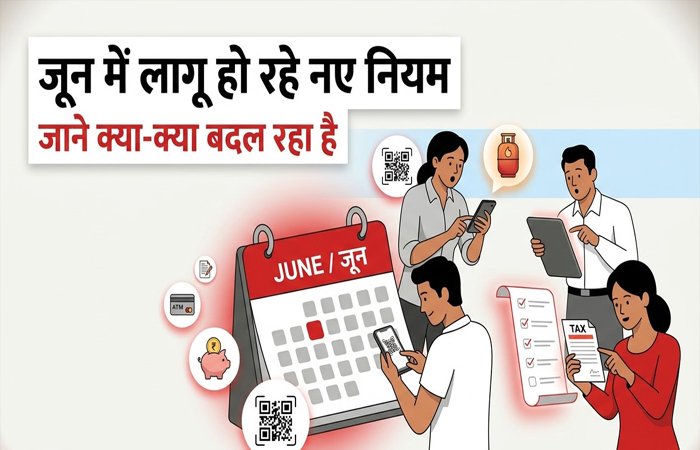 सावधान! 1 जून से बदल गए कई अहम नियम, आपकी रोजमर्रा की जिंदगी पर पड़ेगा असर सावधान! 1 जून से बदल गए कई अहम नियम, आपकी रोजमर्रा की जिंदगी पर पड़ेगा असर