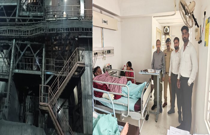 कुसुम स्मेल्टर्स प्लांट में मेंटेनेंस के दौरान हादसा, तीन कर्मचारी आंशिक रूप से झुलसे रामबोड़ स्थित कुसुम स्मेल्टर्स प्लांट में मेंटेनेंस के दौरान हादसा, तीन कर्मचारी आंशिक रूप से झुलसे