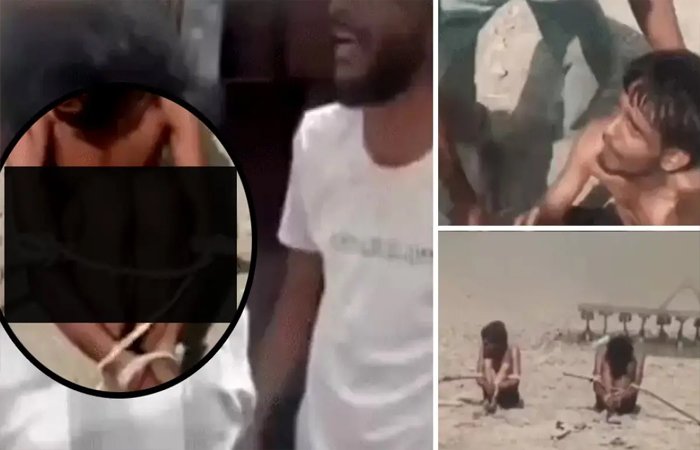 चोरी के शक में हैवानियत की हदें पार: युवकों को निर्वस्त्र कर पीटा, धूप में खेत में बांधकर छोड़ा चोरी के शक में हैवानियत की हदें पार: युवकों को निर्वस्त्र कर पीटा, धूप में खेत में बांधकर छोड़ा