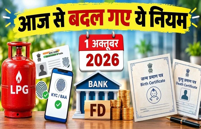 LPG सिलेंडर ₹70 महंगा, LPG सब्सिडी, SBI ATM Charge से लेकर रेलवे तक, आज से देश में लागू हुए ये 5 बड़े बदलाव LPG सिलेंडर ₹70 महंगा, LPG सब्सिडी, SBI ATM Charge से लेकर रेलवे तक, आज से देश में लागू हुए ये 5 बड़े बदलाव